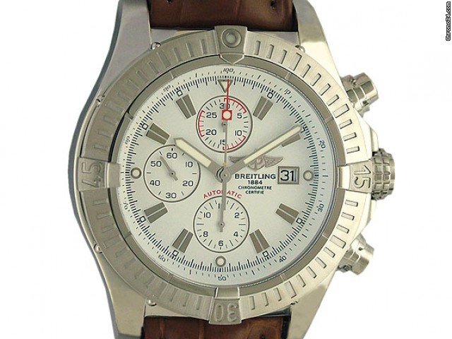 Breitling Super Avenger 48mm Kroko Faltschlie e watches