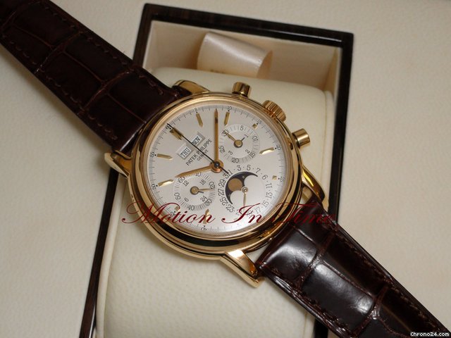 Patek Philippe 3970J PERPETUAL CALENDAR CHRONOGRAPH RARE YELLOW GOLD watches