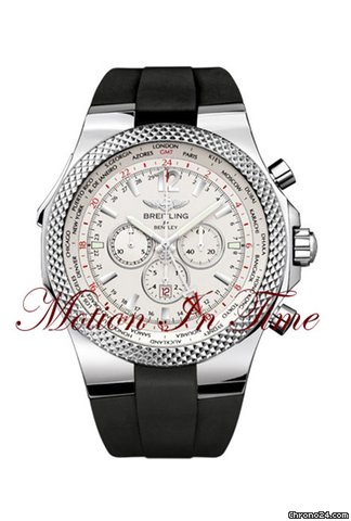Breitling Bentley Motors GMT Chronograph Steel "Silver Storm" watches