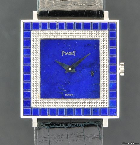 Piaget 18k White Gold Lapis Lazuli dial wristwatch watches