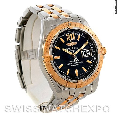 Breitling Cockpit Big Date Steel 18k Rose Gold Watch watches