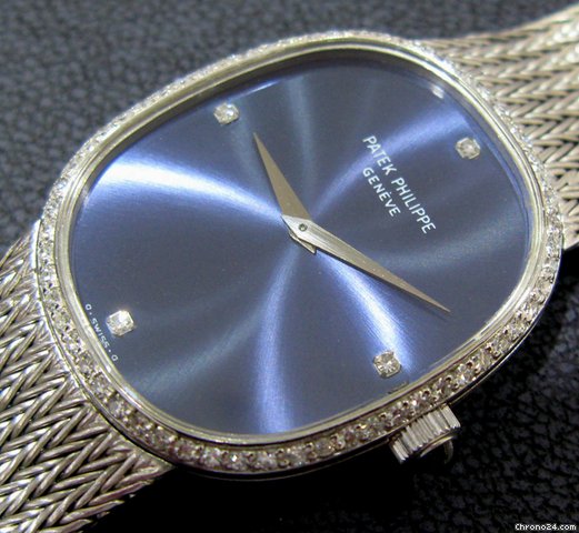 Patek Philippe Ellipse Jumbo 18k & Diamonds Ref 3849/4 watches