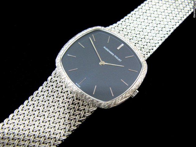 Audemars Piguet 18k Gold Intricate Pattern Rare watches