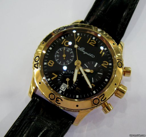 Breguet Transatlantique Xx Chronograph 18k Ref 3820 watches