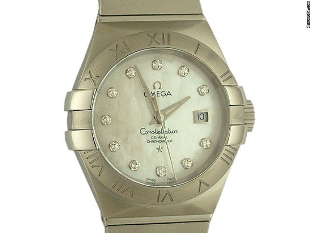 Omega Constellation Brusched Diamond Perlmutt 31mm watches