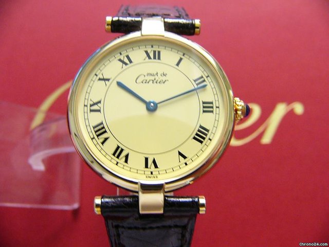 Cartier Must de Cartier Vermeil Silber vergoldet TOP watches