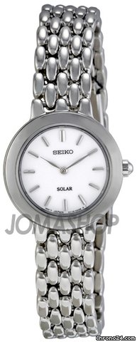 Seiko Dress White Dial Solar Quartz Ladies Watch SUP019 watches