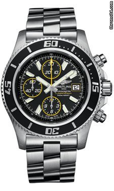 Breitling Superocean Chronograph Abyss Yellow watches