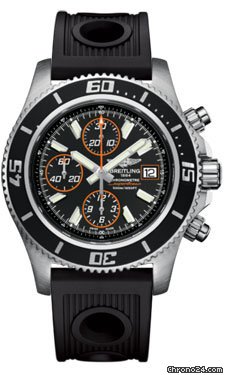 Breitling Superocean Chronograph Abyss Orange watches