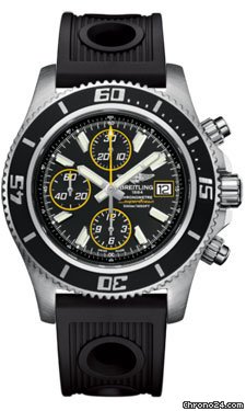 Breitling Superocean Chronograph Abyss Yellow watches