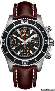 Breitling Superocean Chronograph Abyss Orange watches