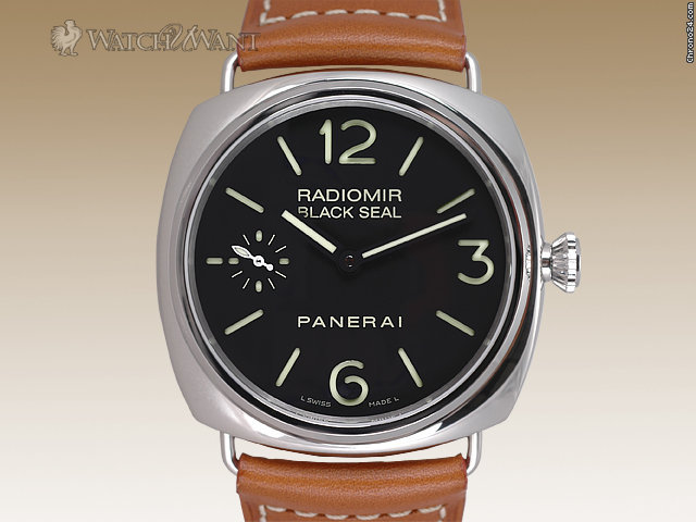 Panerai PAM 183 N (Newest N Series) - Radiomir - 45mm Polished Steel - Black Sandwich Dial watches