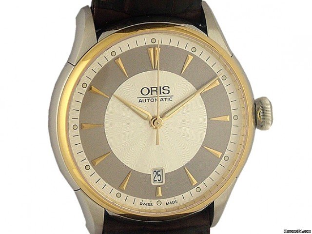 Oris Artelier Date Stahl/Gelbgod 40mm watches