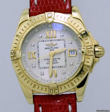 Breitling Cockpit Lady mit Brillantbesatz NEU incl MWST B+P watches
