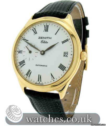 Zenith Elite 18ct watches