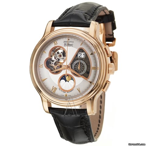Zenith Men's ChronoMaster Open Grande Date Moonphase Watch watches