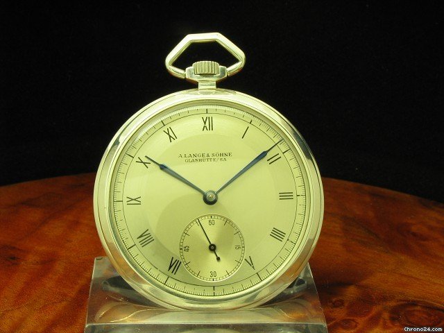 A. Lange & Sohne 900 Silber Open Face Taschenuhr watches