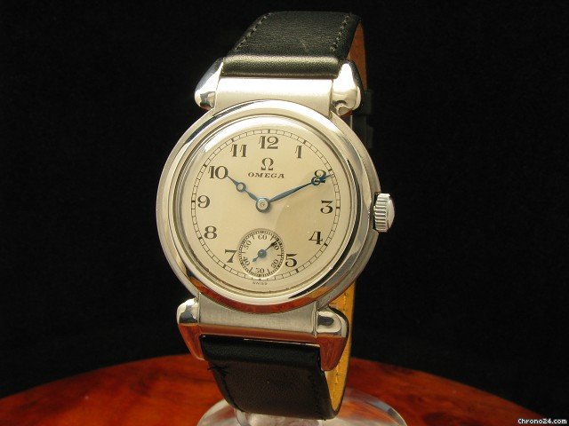 Omega Edelstahl Handaufzug Herrenuhr watches