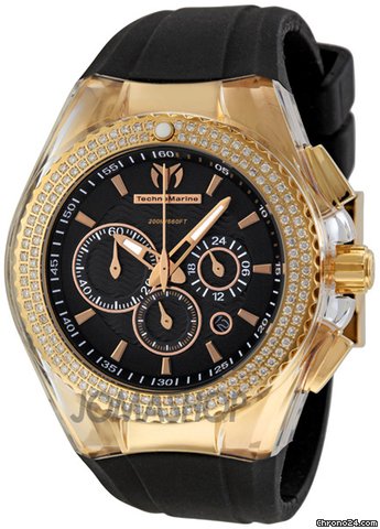 Technomarine Cruise Original Star Black Dial Chronograph Unisex Watch 110053 watches