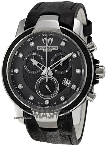 Technomarine UF6 Black Diamond Dial Chronograph Ladies Watch 609012 watches