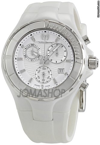 Technomarine Cruise Ceramic White Dial Chronograph Unisex Watch 110030 watches