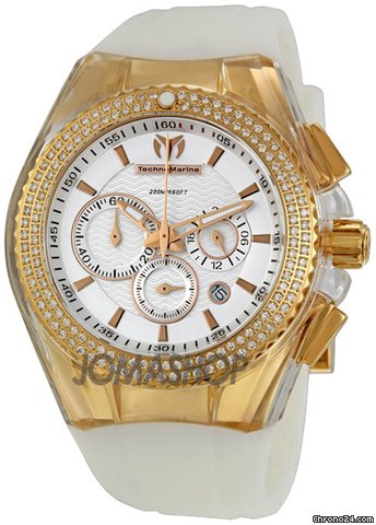 Technomarine Original Cruise Star Silver Dial Chronograph Unisex Watch 110055 watches
