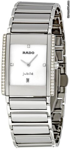 Rado Integral Jubile Large Ceramic Diamond Unisex Watch R20429909 watches