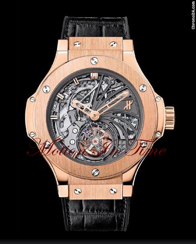 Hublot BIG BANG MINUTE REPEATER TOURBILLON SKELETON ROSE GOLD LTD watches