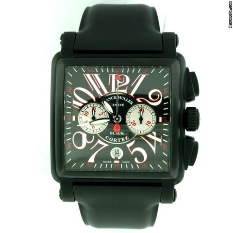 Franck Muller Conquistador Black Cortez Chronograph 10000 H CC NR watches