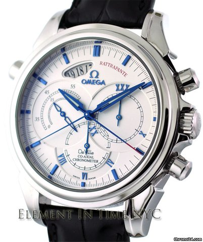 Omega DeVille Co-Axial Rattrapante 4847 NIB watches