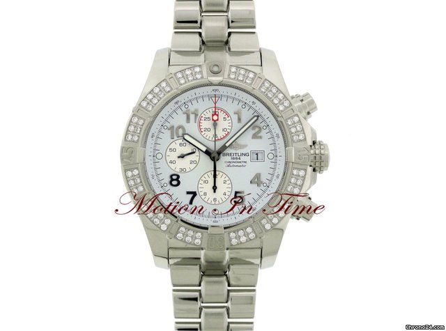 Breitling SUPER AVENGER STAINLESS STEEL DIAMOND 48mm NEW watches