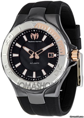 Technomarine Cruise Ceramic Black Dial Automatic Mens Watch 110035 watches