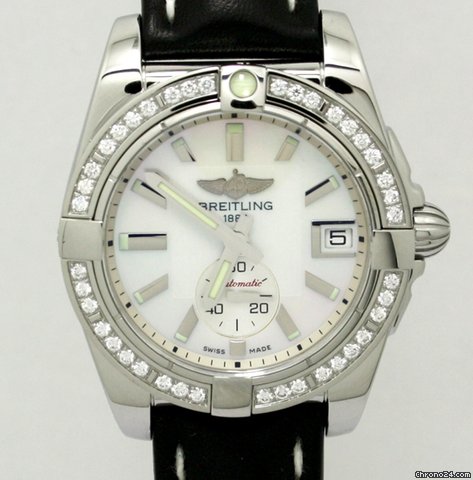 Breitling Galactic 36 Automatic Diamant NEU incl MWST mit Box + Pap watches