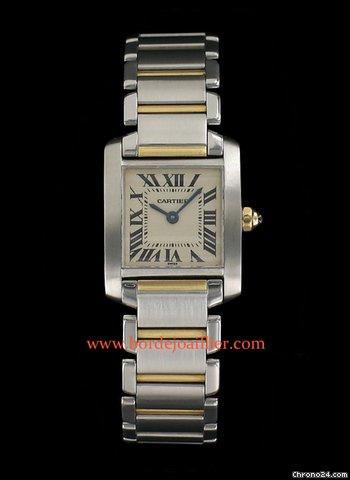 Cartier Tank Fran?aise PM Bicolore watches