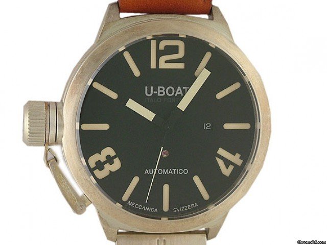 U-Boat Italo Fontana Classico Nero Silber 53mm watches