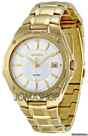 Seiko Gold-tone Dress Mens Watch SGEE62 watches