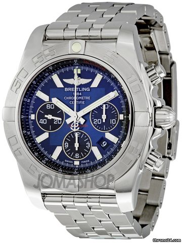 Breitling Chronomat B01 Blue Dial Automatic Chronograph Mens Watch AB011011-C789SS watches