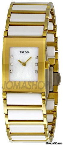Rado Integral Jubilee White Ceramic Ladies Watch R20792901 watches