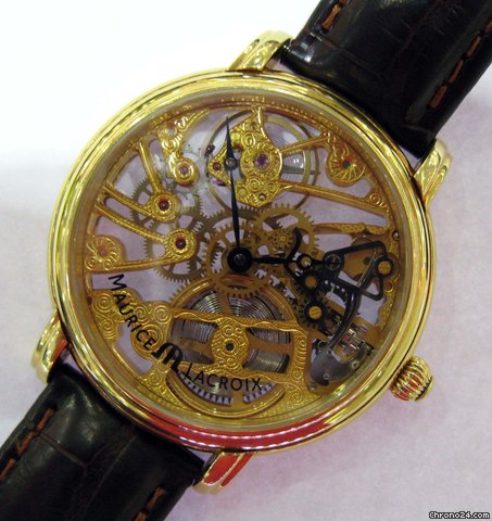 Maurice Lacroix Masterpiece Skeleton 18k Yg Great watches