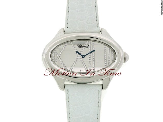 Chopard Ladies Cat's Eye XL White Gold Montres Dame Classique Femme watches