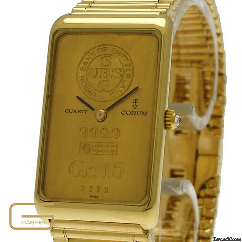 Corum 15gr. GoldBarren watches