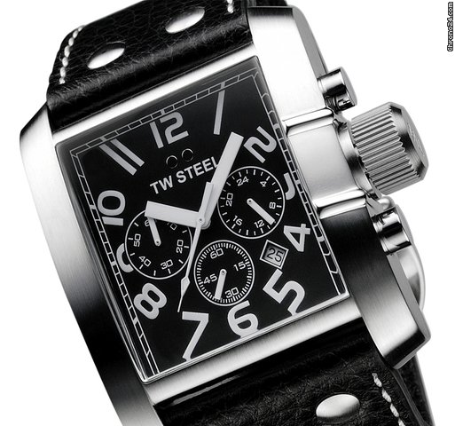 TW Steel Herren Uhr Chronograph Edition Black Big Steel watches