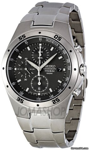 Seiko Titanium Chronograph Mens Watch SND419 watches