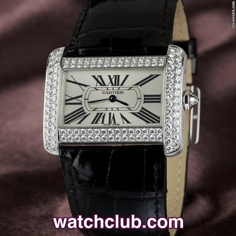 Cartier Divan White Gold - Diamond Case watches