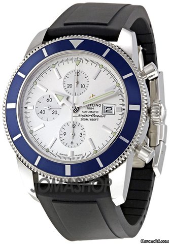 Breitling Superocean Heritage Chronograph Silver Dial Mens Watch A1332016-G698BKPD watches