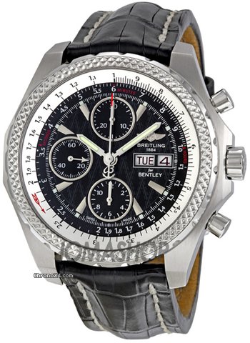 Breitling Bentley GT Racing Black Dial Chronograph Mens Watch A1336313-B960BKCT watches