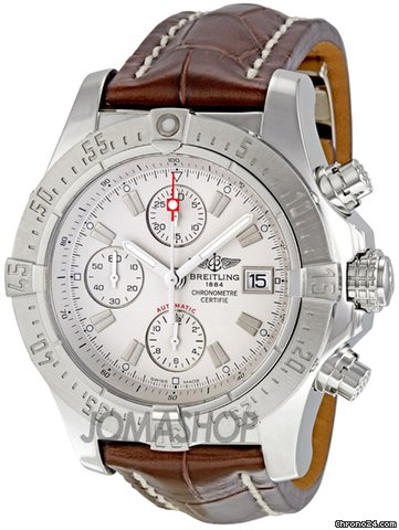 Breitling Super Avenger Silver Dial Chronograph Automatic Mens Watch A1338012-G6 watches