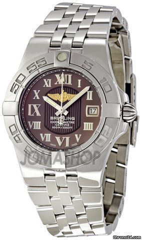 Breitling Galactic 30 Bronze Dial Steel Ladies Watch A71340L2-Q561SS watches