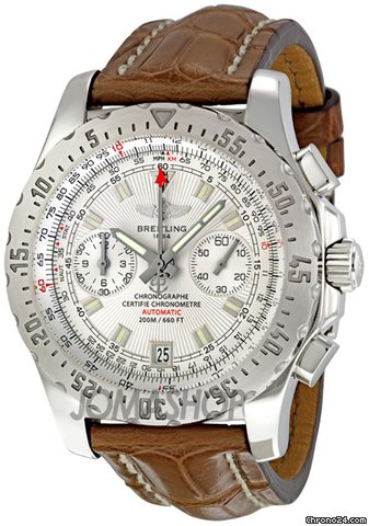 Breitling Skyracer Silver Guilloche Dial Automatic Chronograph Mens Watch A2736234-G615BRCT watches