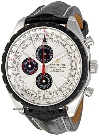 Breitling Chrono-Matic 1461 Silver Dial Automatic Mens Watch A1936002-G683BKCT watches